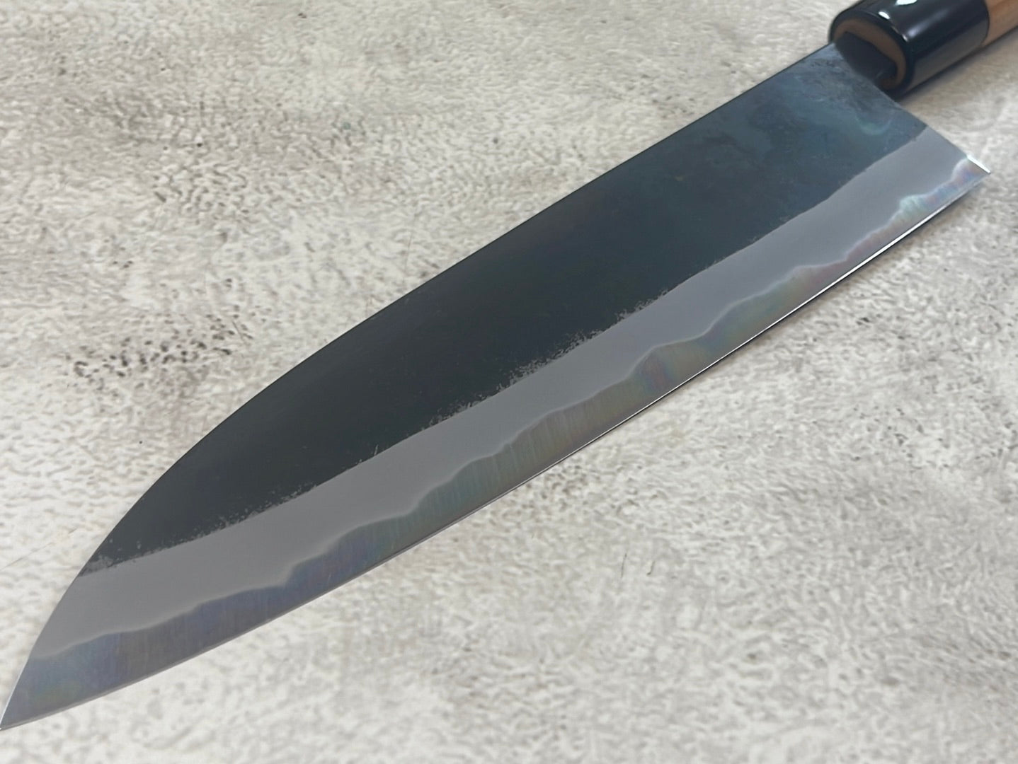 Hinokuni Shirogami #1 Gyuto Knife 210mm Cherry Wood Handle - Made in Japan 🇯🇵