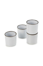 Load image into Gallery viewer, CARACTÈRE Coffee Cup Set of 4x White Cumulus