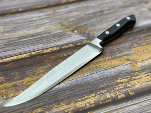 Vintage Unbranded French Slicing Knife 210mm High Carbon Steel 70