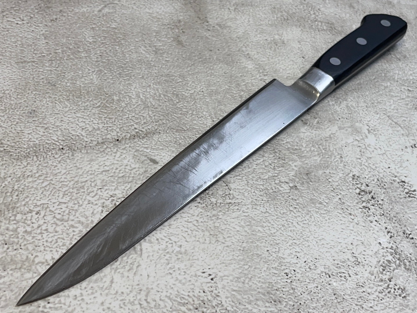 Vintage Japanese Yanagiba Knife 230mm Made in Japan 🇯🇵 High Carbon Steel 560
