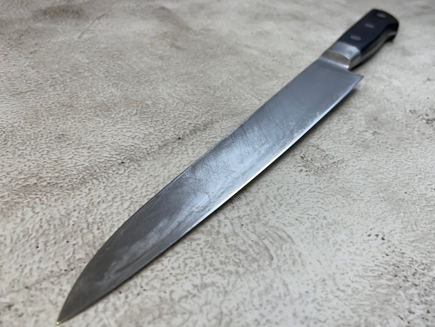 Vintage Japanese Yanagiba Knife 230mm Made in Japan 🇯🇵 High Carbon Steel 560