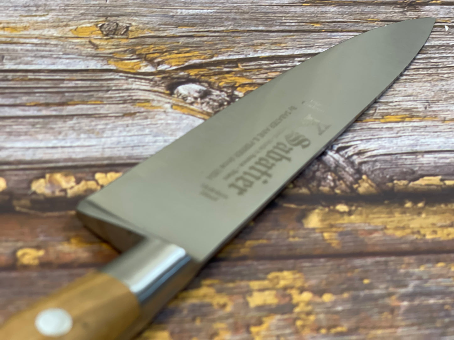 K Sabatier Chef Knife 150mm - HIGH CARBON STEEL - OLIVE WOOD HANDLE