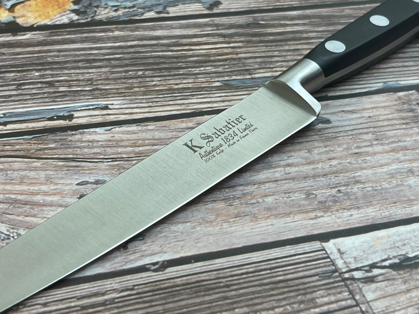 K Sabatier Limited Edition 1834 Authentique Slicing Knife 200mm - HIGH CARBON STEEL Made In France