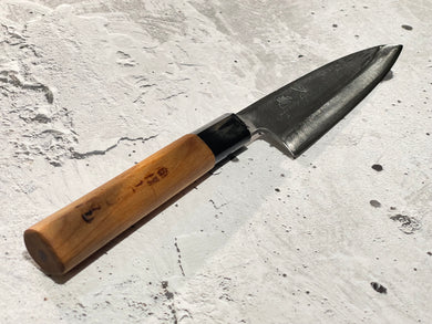 Vintage Japanese Funayuki Knife 140mm Made in Japan 🇯🇵 Carbon Steel 614