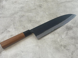 Hinokuni Shirogami #1 Santoku Knife 240mm Cherry Wood Handle - Made in Japan 🇯🇵