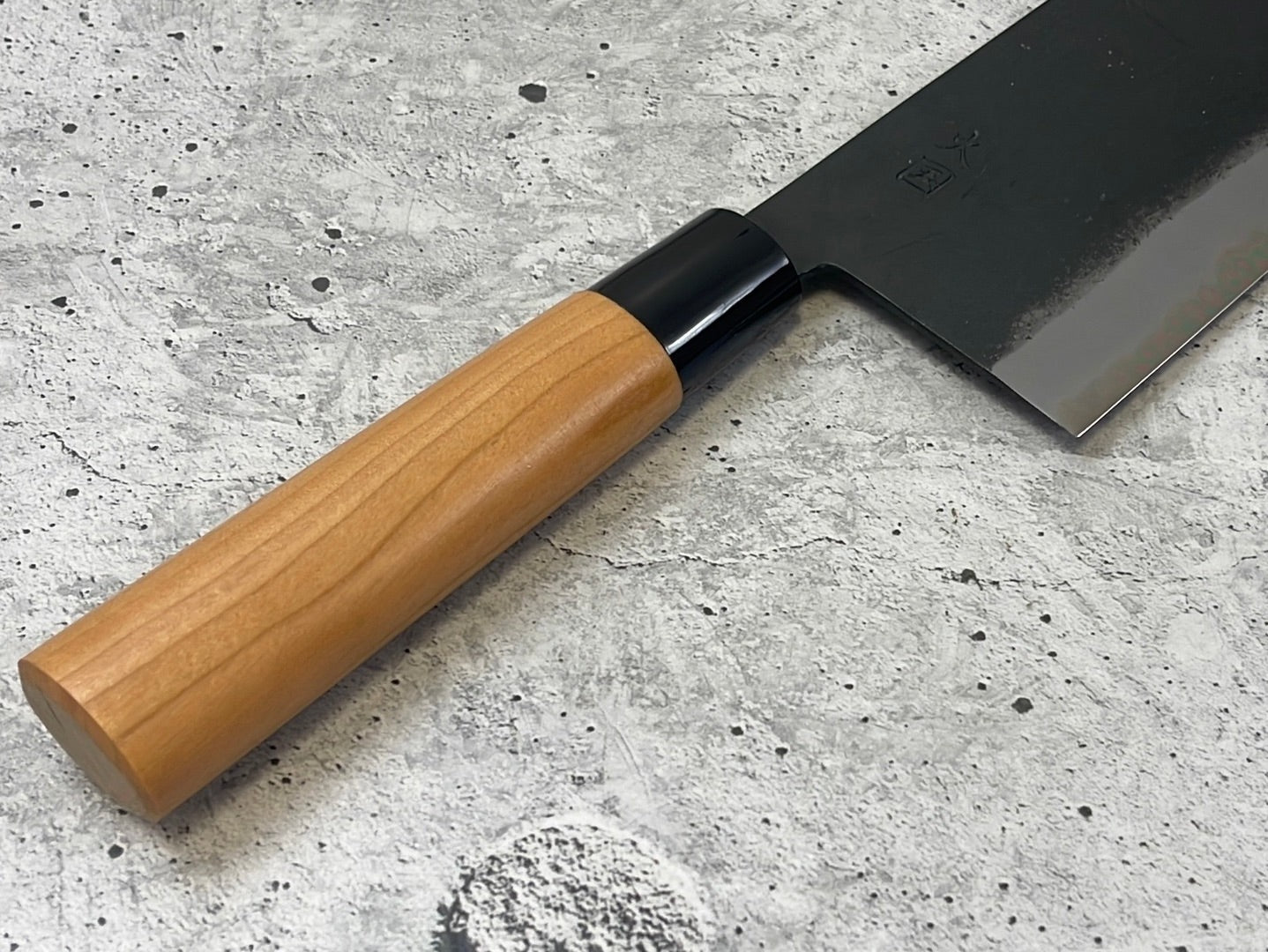 Hinokuni Shirogami #1 Chuka Knife 180mm Cherry Wood Handle - Made in Japan 🇯🇵