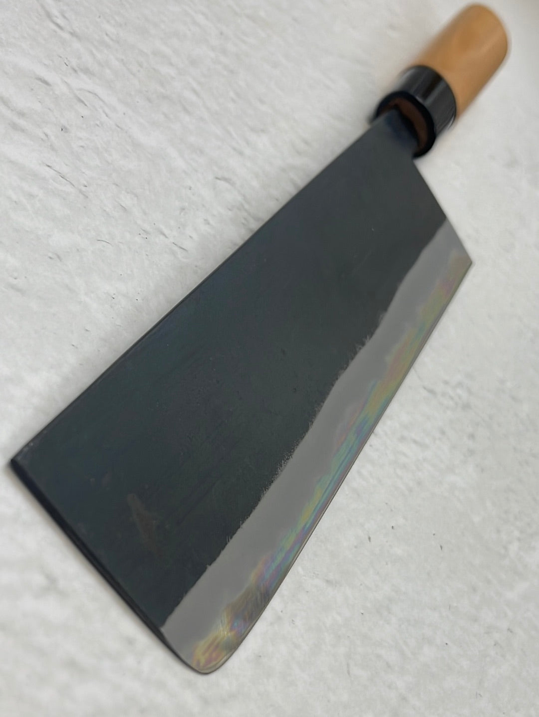 Hinokuni Shirogami #1 Nakiri Knife 210mm Cherry Wood Handle - Made in Japan 🇯🇵