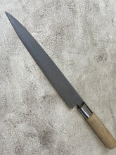 Load image into Gallery viewer, Vintage Japanese Yanagiba Knife 200mm Made in Japan 🇯🇵 Carbon Steel 1092