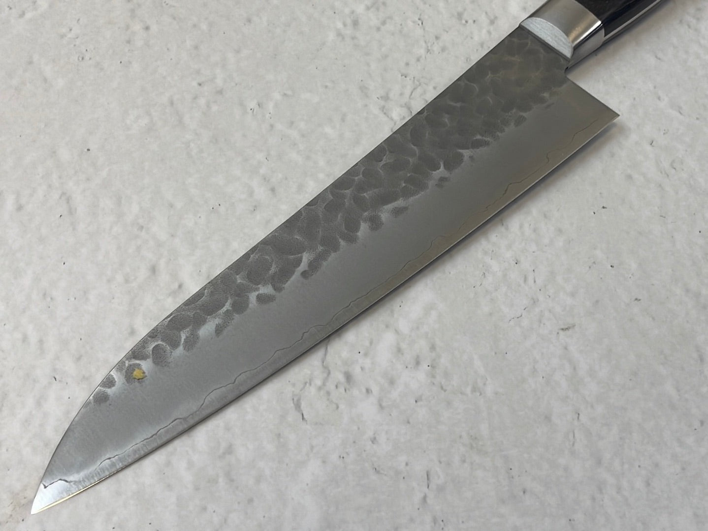 Tsunehisa AUS-8 Tsuchime Gyuto Knife 180mm Brown Pakka Wood - Made in Japan 🇯🇵