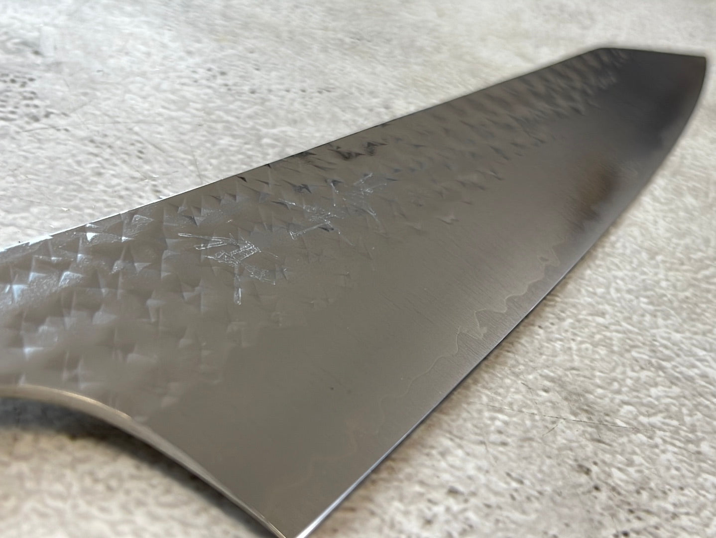 Yu Kurosaki R2(SG2) Hammered SENKO-EI WA RS8H Japanese Gyuto 210mm with Brown-Ring Octagonal Handle