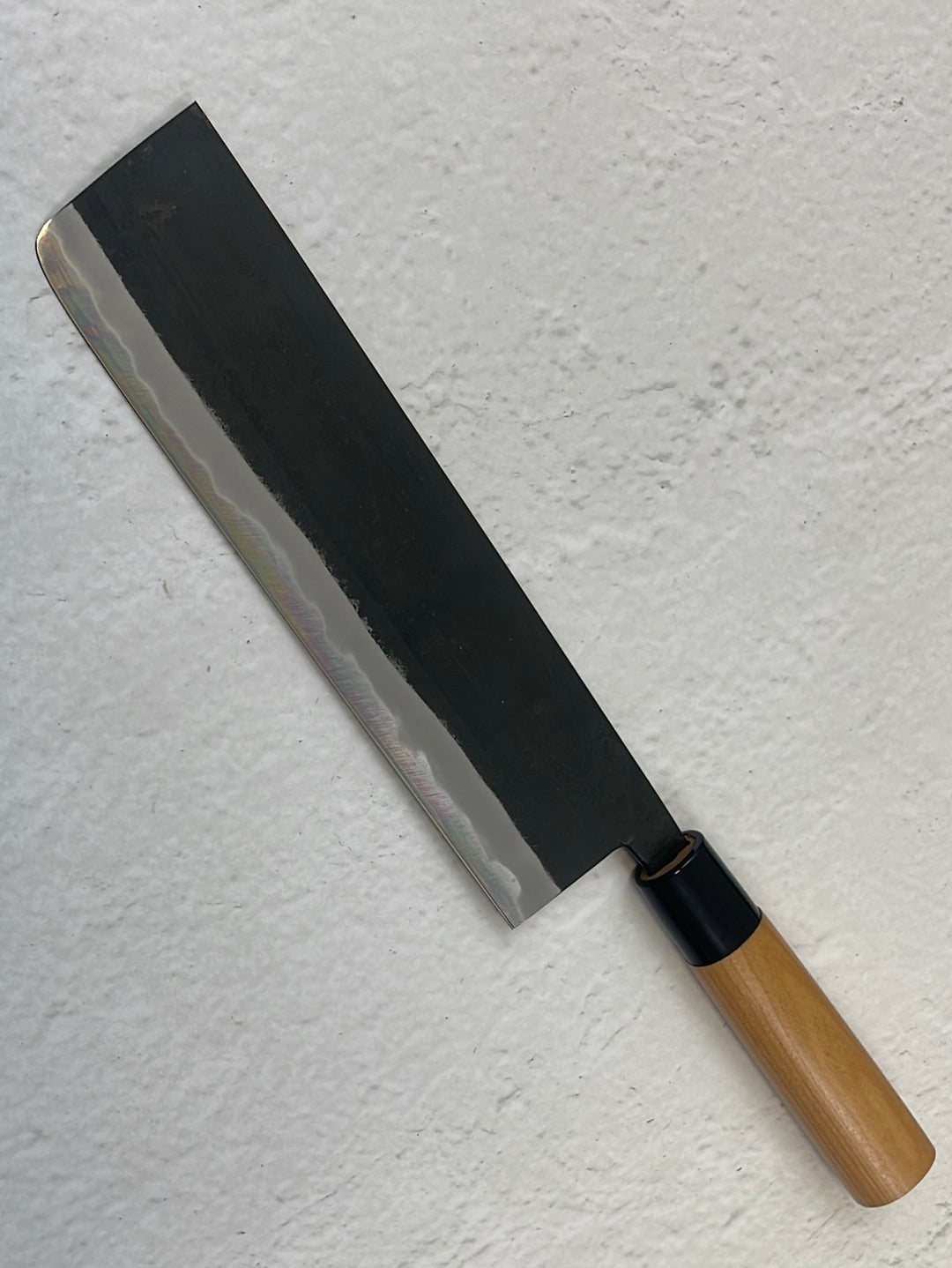 Hinokuni Shirogami #1 Nakiri Knife 210mm Cherry Wood Handle - Made in Japan 🇯🇵