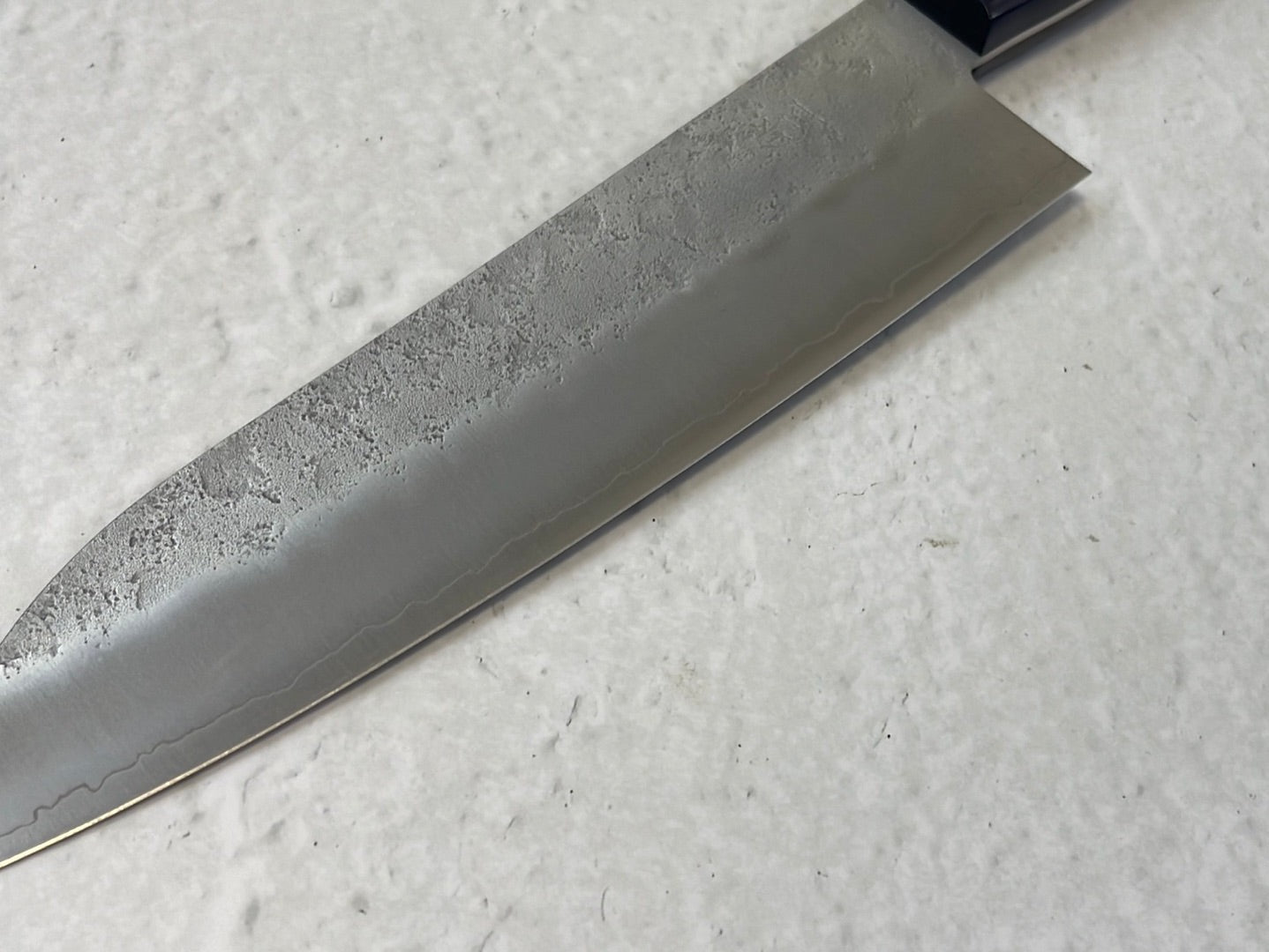 Tsunehisa G3 Nashiji Purple Santoku 180mm - Made in Japan 🇯🇵