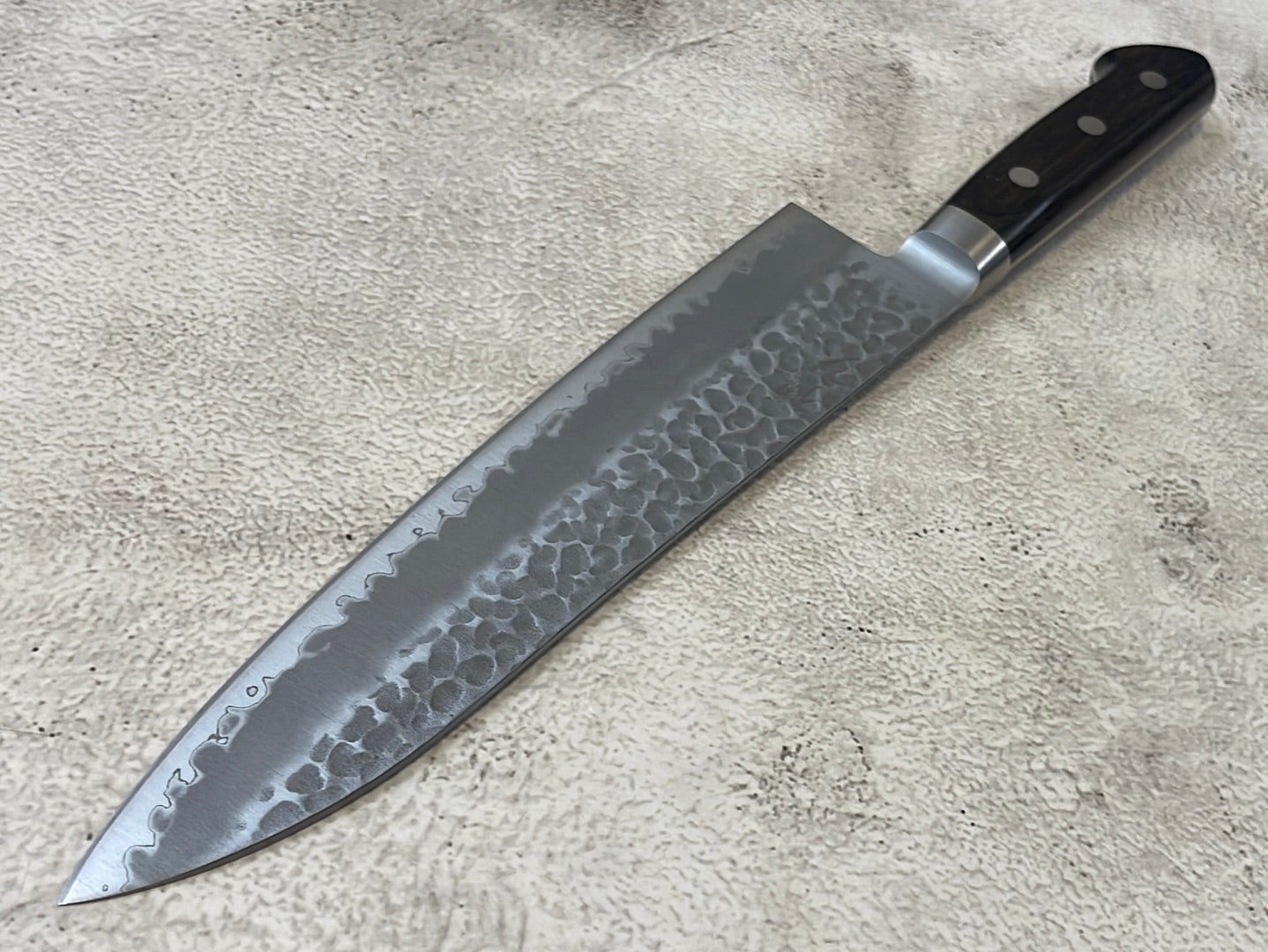 Tsunehisa Aokami Super Gyuto 210mm Brown Pakka Wood Handle - Made in Japan 🇯🇵