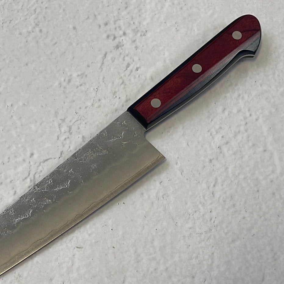 Tsunehisa G3 Nashiji Red Gyuto 180mm - Made in Japan 🇯🇵