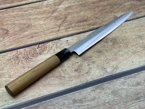 Vintage Japanese Yanagiba Knife 200mm Made in Japan 🇯🇵 Carbon Steel 245