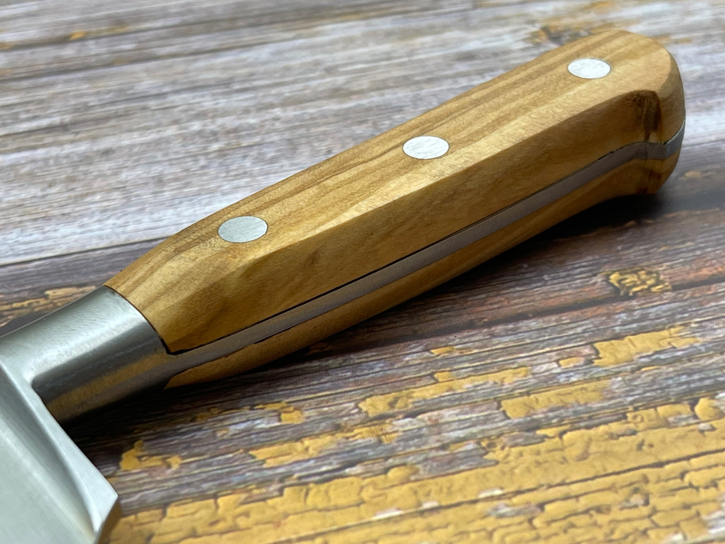 K Sabatier Chef Knife 150mm - CARBON STEEL - OLIVE WOOD HANDLE