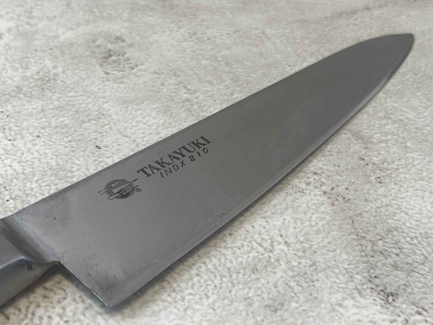 Vintage Japanese Takayuki Gyuto Knife 210mm Made in Japan 🇯🇵 1103