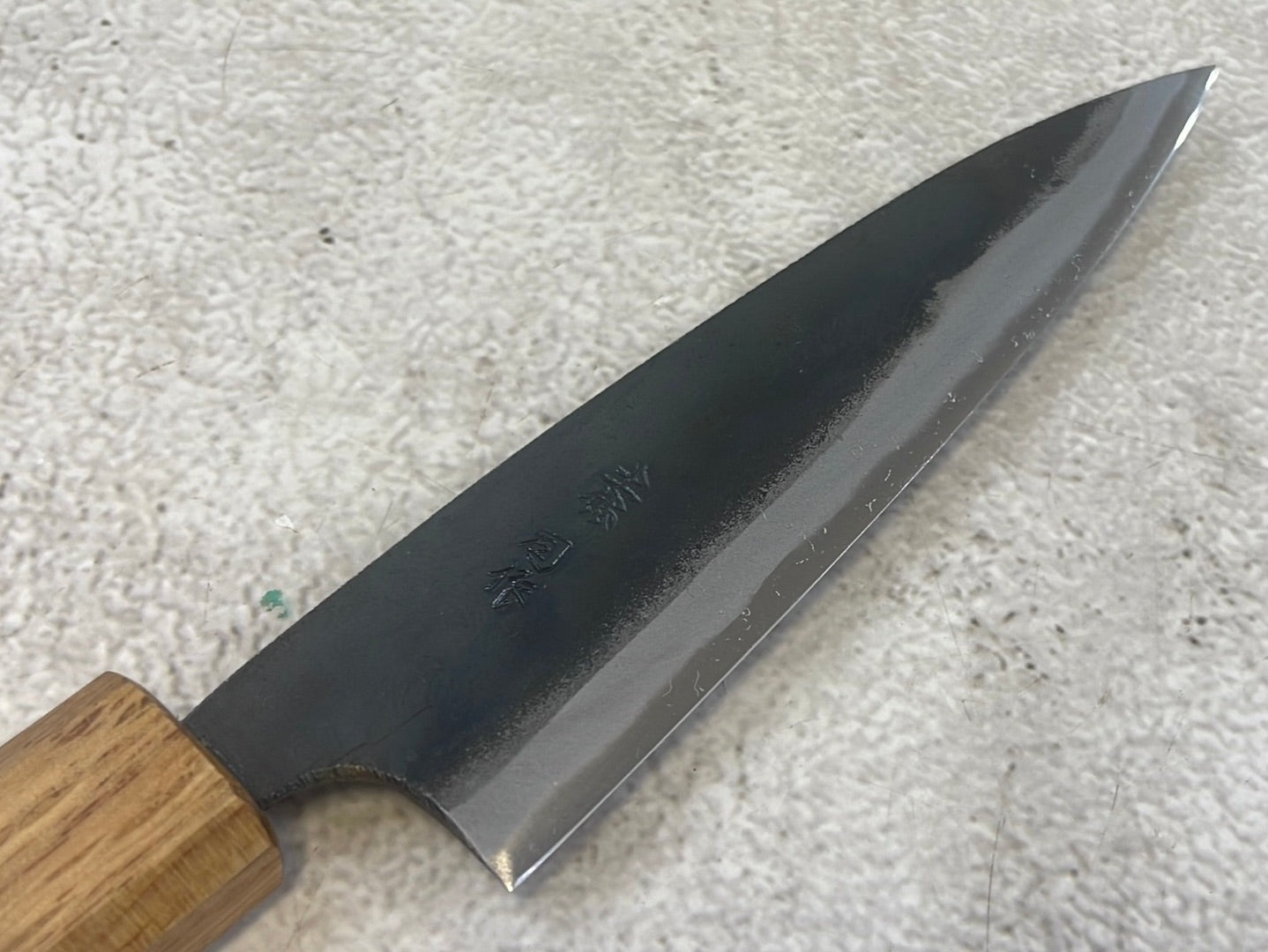 Tsukasa Shiro Kuro 120mm Yanagi- Shirogami Steel - Oak Octagnon Handle
