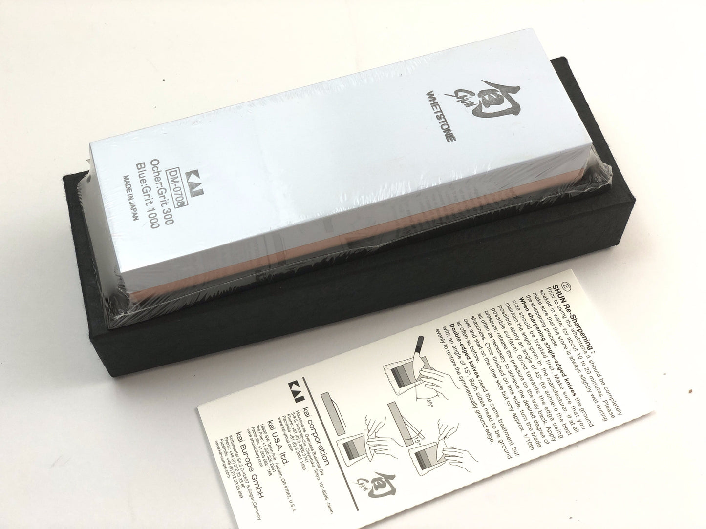 Shun 300/1000-Grit Combination Whetstone