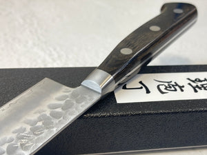 Tsunehisa AUS-8 Tsuchime Sujihiki Knife 240mm Brown Pakka Wood - Made in Japan 🇯🇵