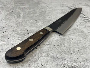 Tsunehisa Aogami Super Gyuto Knife 210mm  Brown Pakka Wood Handle - Made in Japan 🇯🇵