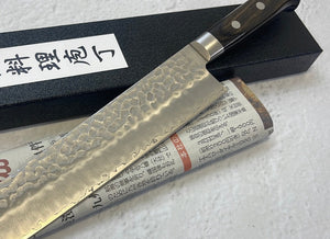 Tsunehisa AUS-8 Tsuchime Kiritsuke Knife 210mm Brown Pakka Wood - Made in Japan 🇯🇵