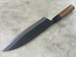 Hinokuni Shirogami #1 Santoku Knife 210mm Cherry Wood Handle - Made in Japan 🇯🇵