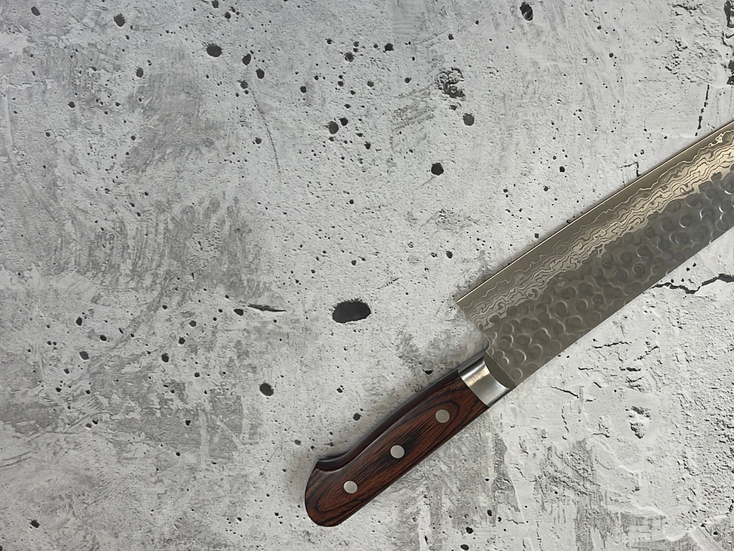 Tsunehisa VG10 Brown Pakka Gyuto Knife 240mm - Made in Japan 🇯🇵