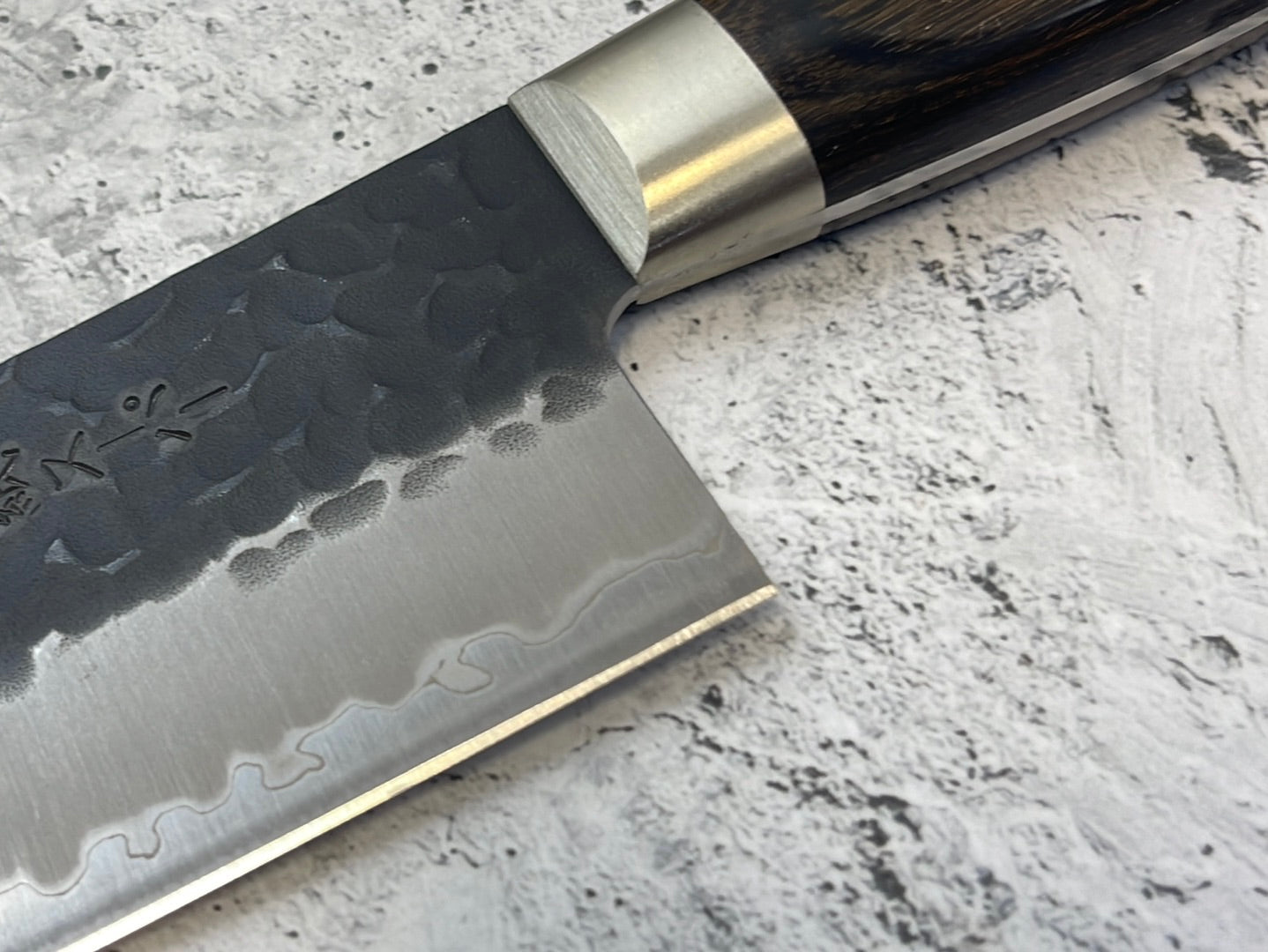 Tsunehisa Aogami Super Gyuto Knife 210mm  Brown Pakka Wood Handle - Made in Japan 🇯🇵