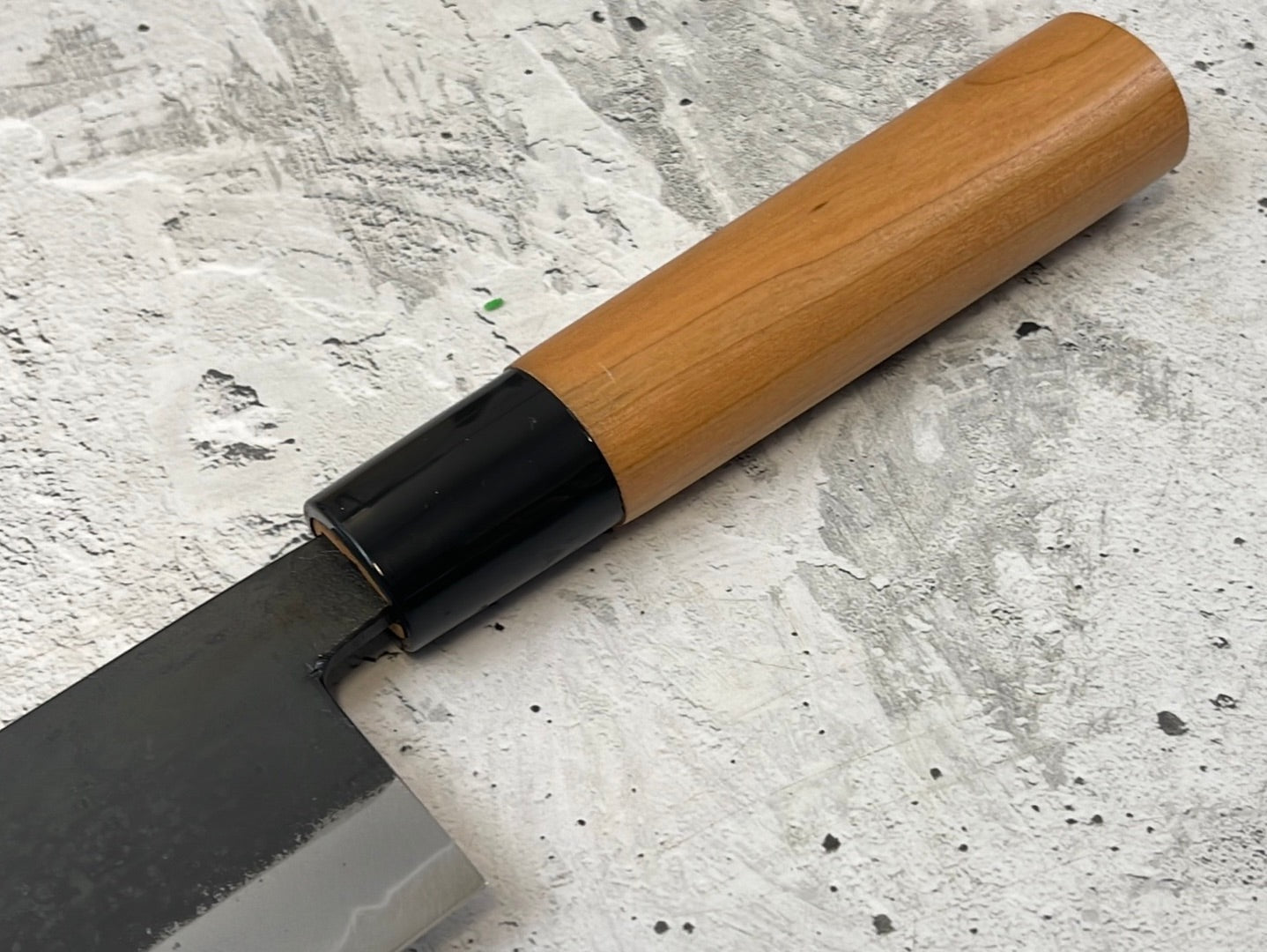 Hinokuni Shirogami #1 Santoku Knife 180mm Cherry Wood Handle - Made in Japan 🇯🇵