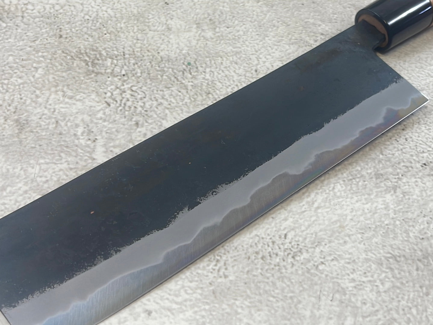 Hinokuni Shirogami #1 Nakiri Knife 180mm Cherry Wood Handle - Made in Japan 🇯🇵