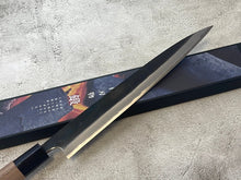 Load image into Gallery viewer, Zakuri Aokami Steel Kuro Yanagiba Knife 240mm - Made in Tosa 🇯🇵 Japan