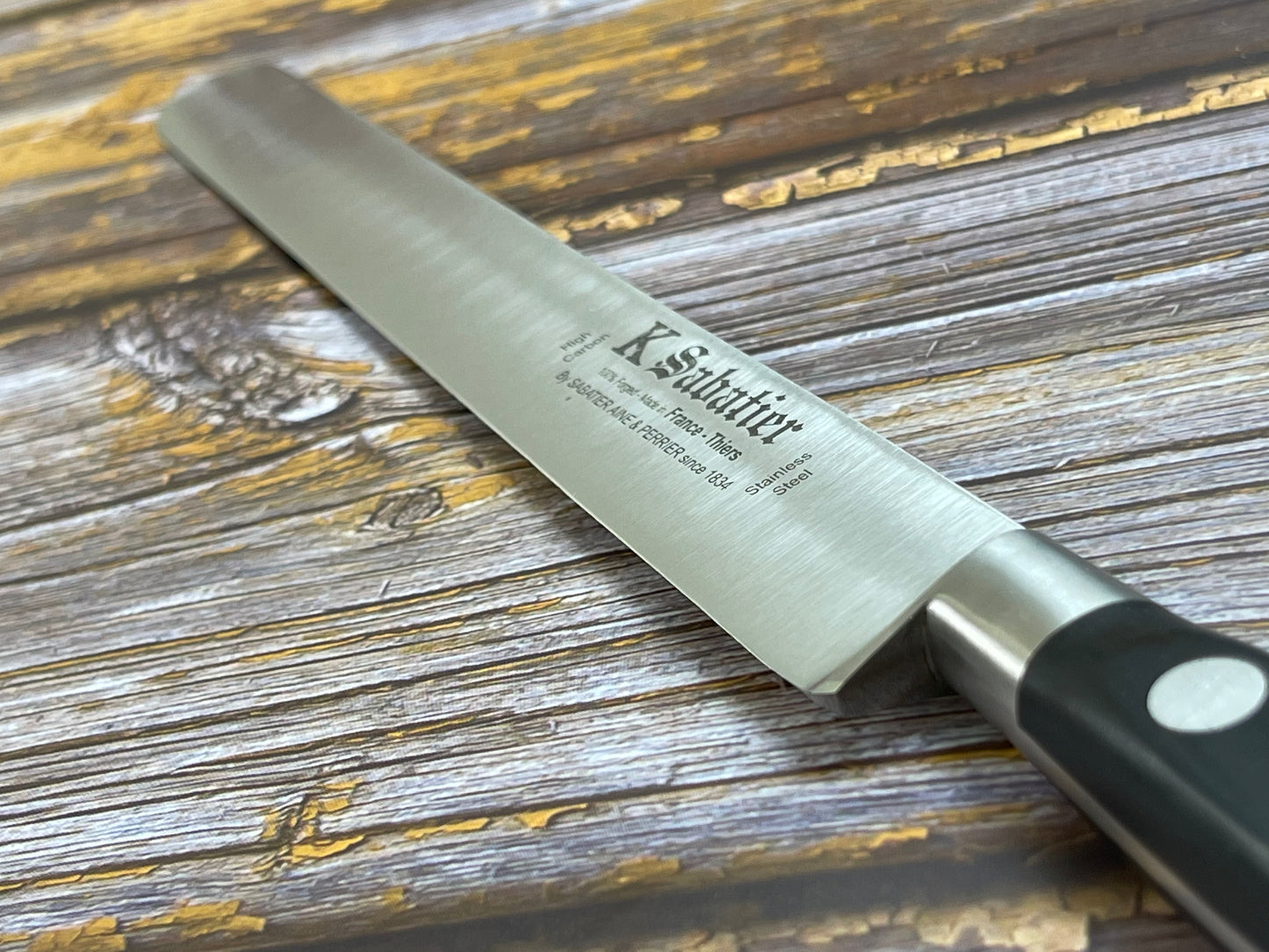 K Sabatier Authentique Ham knife 25cm - HIGH CARBON STEEL  250mm Made In France