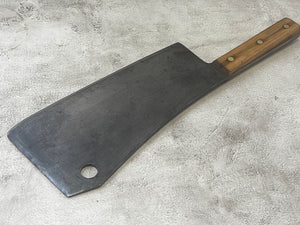 Vintage Gustav Emil Ern Butcher Cleaver Knife 260mm Carbon Steel Made in Germany 🇩🇪 1114