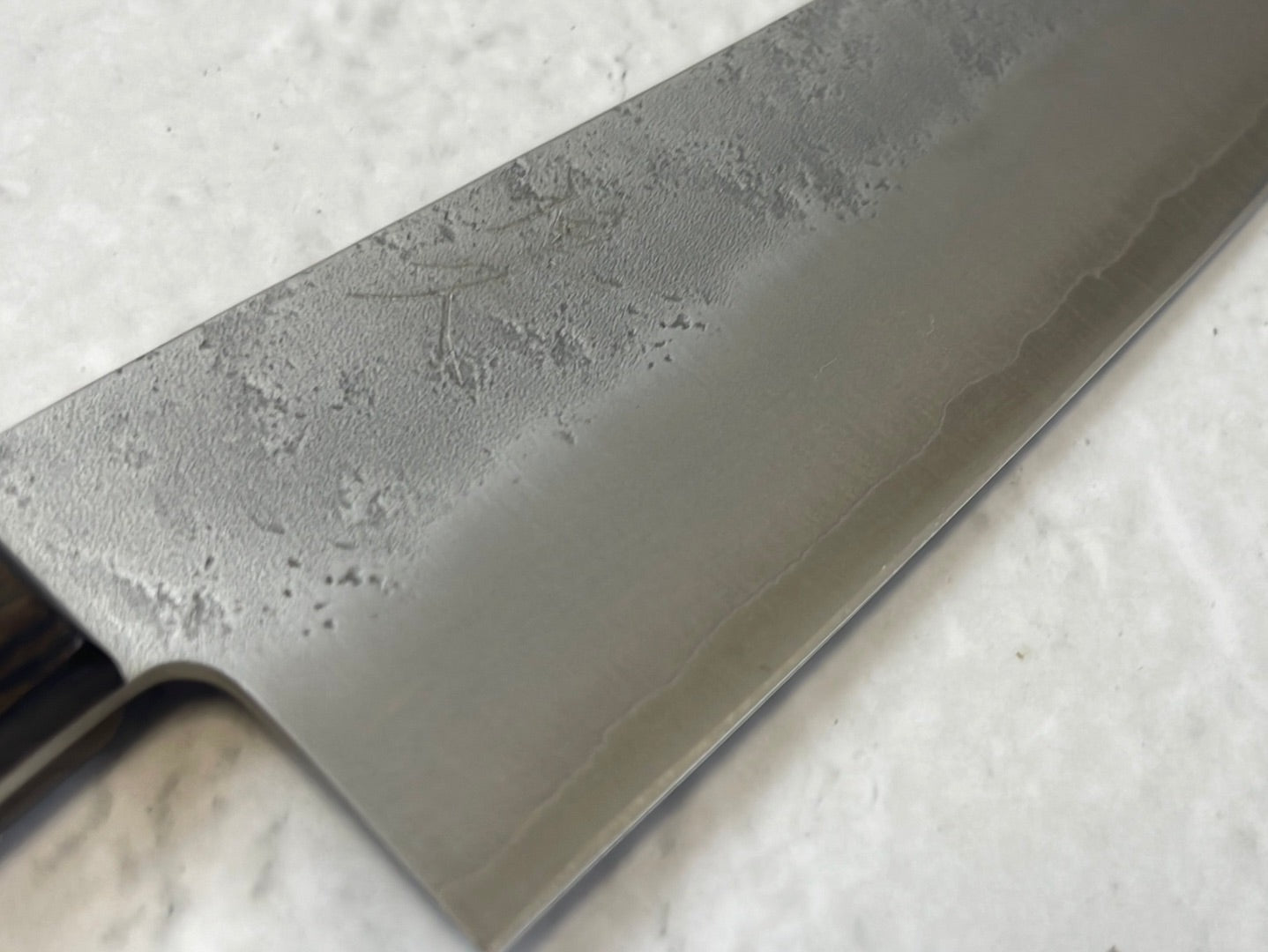Tsunehisa G3 Nashiji Brown Santoku 180mm - Made in Japan 🇯🇵