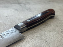 Load image into Gallery viewer, Tsunehisa VG10 Brown Pakka Petty 135mm - Made in Japan 🇯🇵