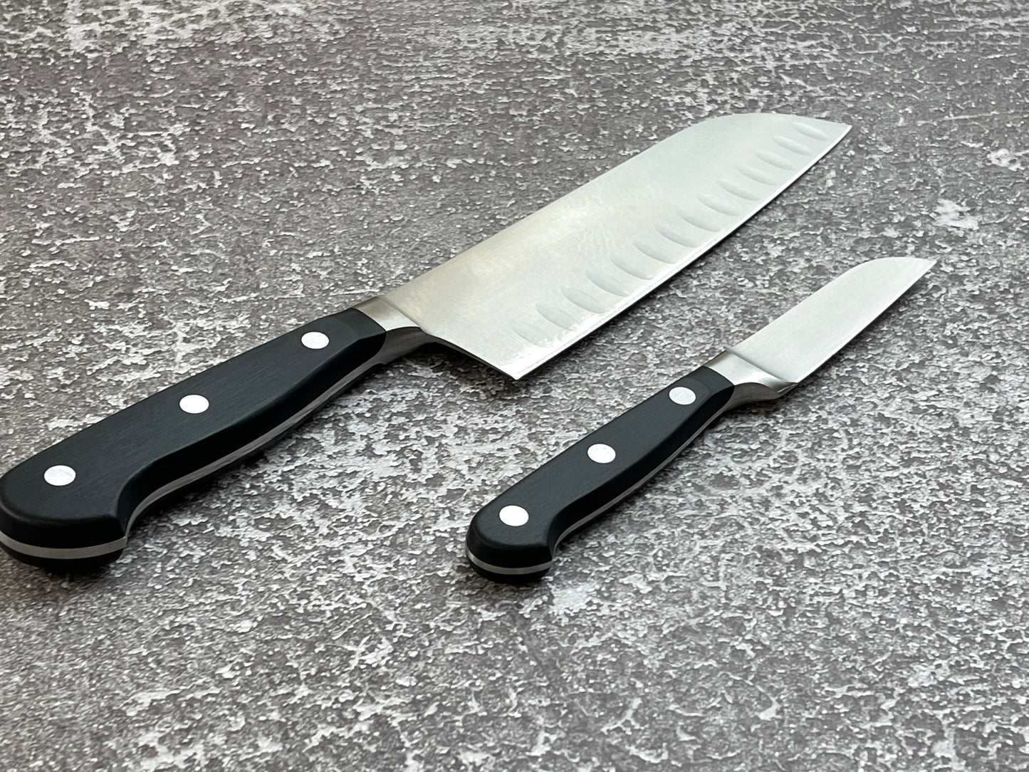 Wüsthof Classic 2-piece Santoku Knife Set