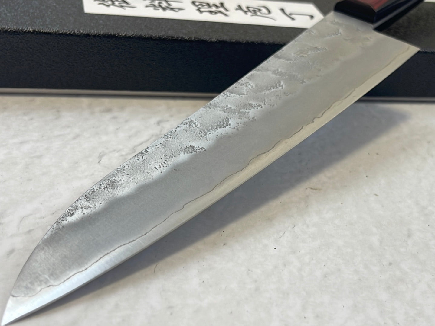 Tsunehisa G3 Nashiji Red Gyuto 180mm - Made in Japan 🇯🇵
