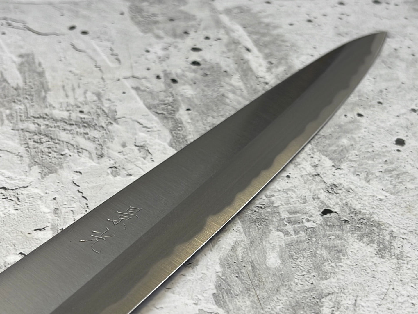 Vintage Japanese Yanagiba Knife 200mm Made in Japan  🇯🇵 Carbon Steel 846