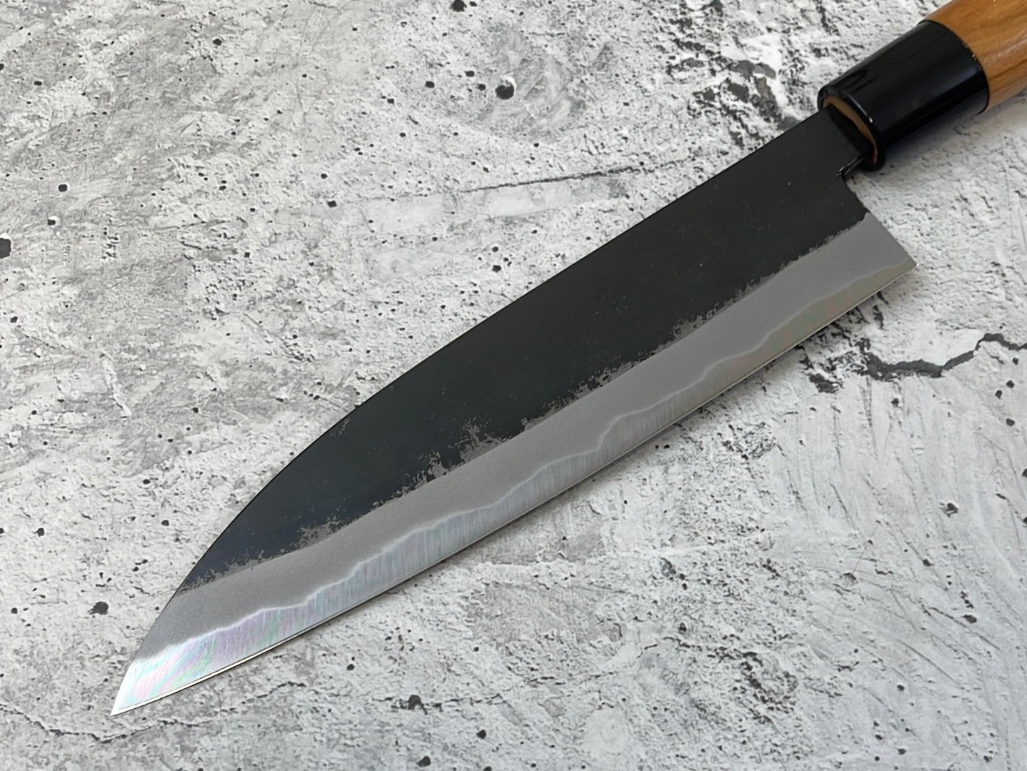 Hinokuni Shirogami #1 Gyuto Knife 180mm Cherry Wood Handle - Made in Japan 🇯🇵