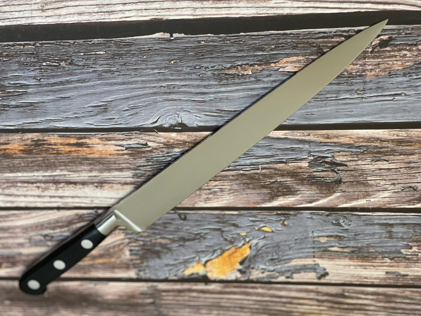 K Sabatier Authentique Slicing Knife 250mm - HIGH CARBON STEEL Made In France