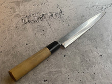 Load image into Gallery viewer, Vintage Japanese Yanagiba Knife 220mm Made in Japan 🇯🇵 Carbon Steel 582