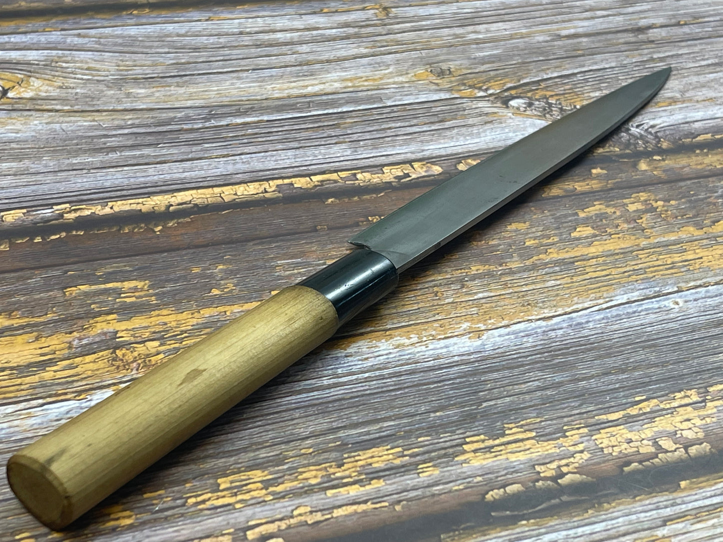 Vintage Japanese Yanagiba Knife 200mm  Made in Japan 🇯🇵 Carbon Steel 480