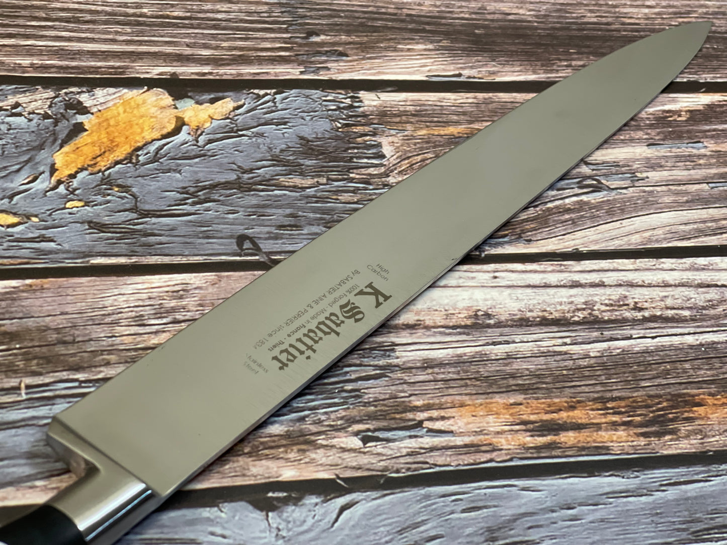 K Sabatier Authentique Slicing Knife 300mm - HIGH CARBON STEEL Made In France