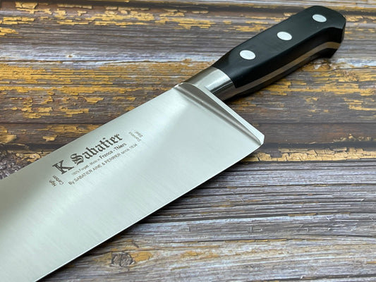 K Sabatier Authentique Cooking Knife 300mm - HIGH CARBON STEEL Made In France