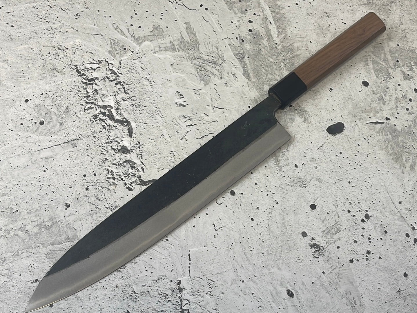Yoshimune Kurouchi Gyuto 270mm ( 10.6 in) Aogami(Blue) No.2 Double-Bevel
