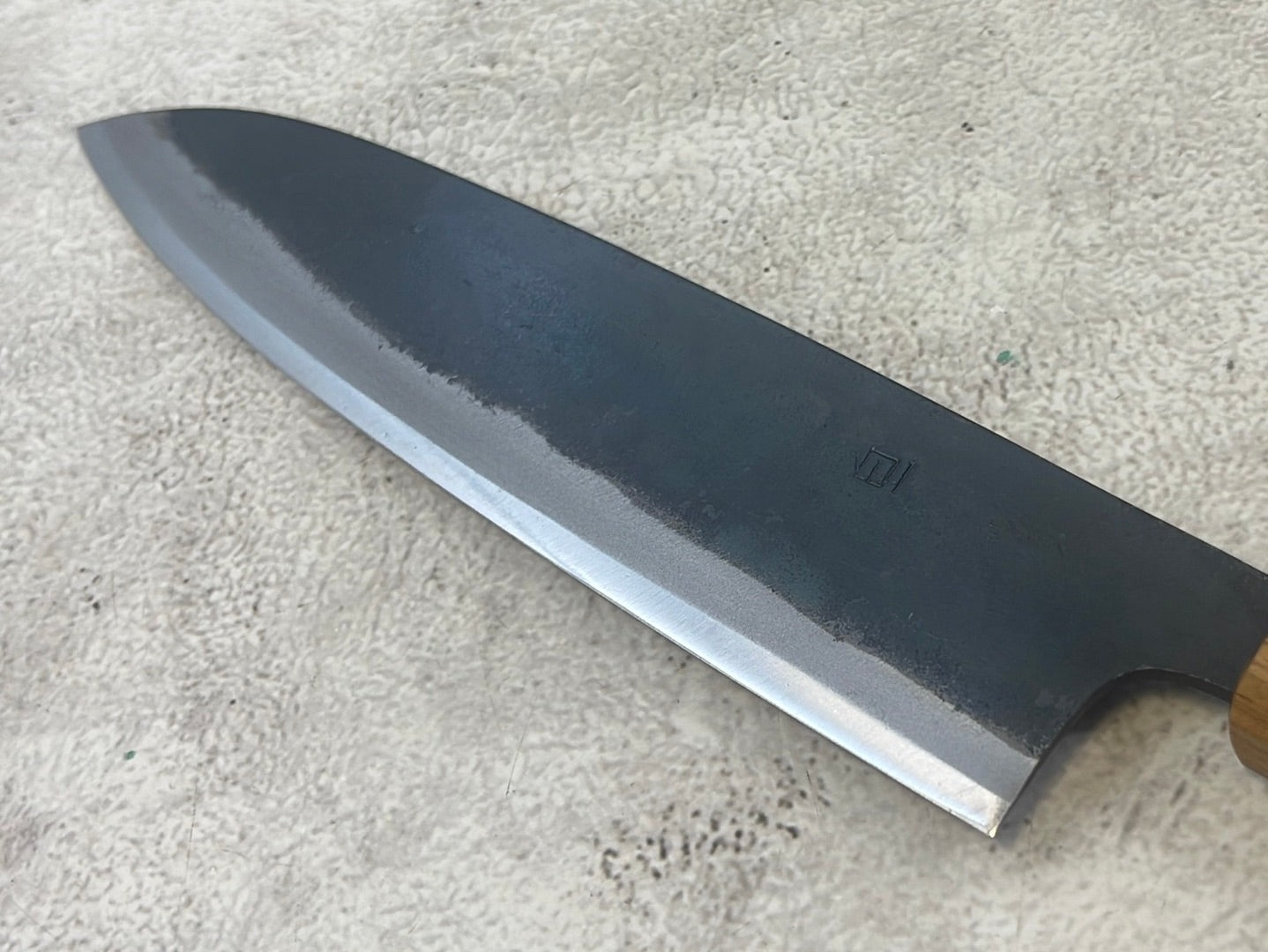 Tsukasa Shiro Kuro 210mm Gyuto- Shirogami Steel - Oak Octagnon Handle