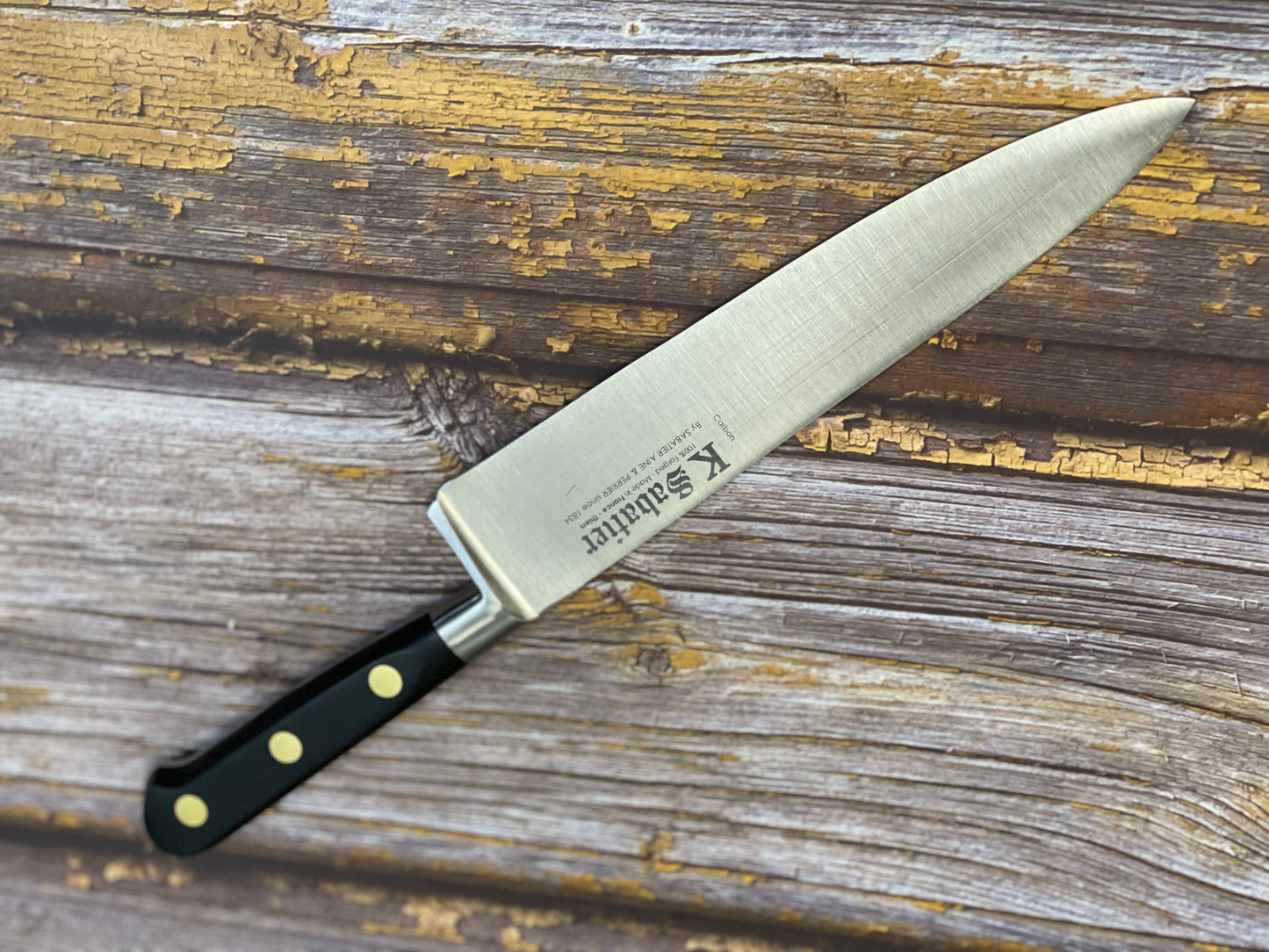 K Sabatier Chef's Knife 200mm - CARBON STEEL Made In France