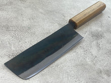 Load image into Gallery viewer, Tsukasa Shiro Kuro 150mm Nakiri - Shirogami Steel - Oak Octagnon Handle