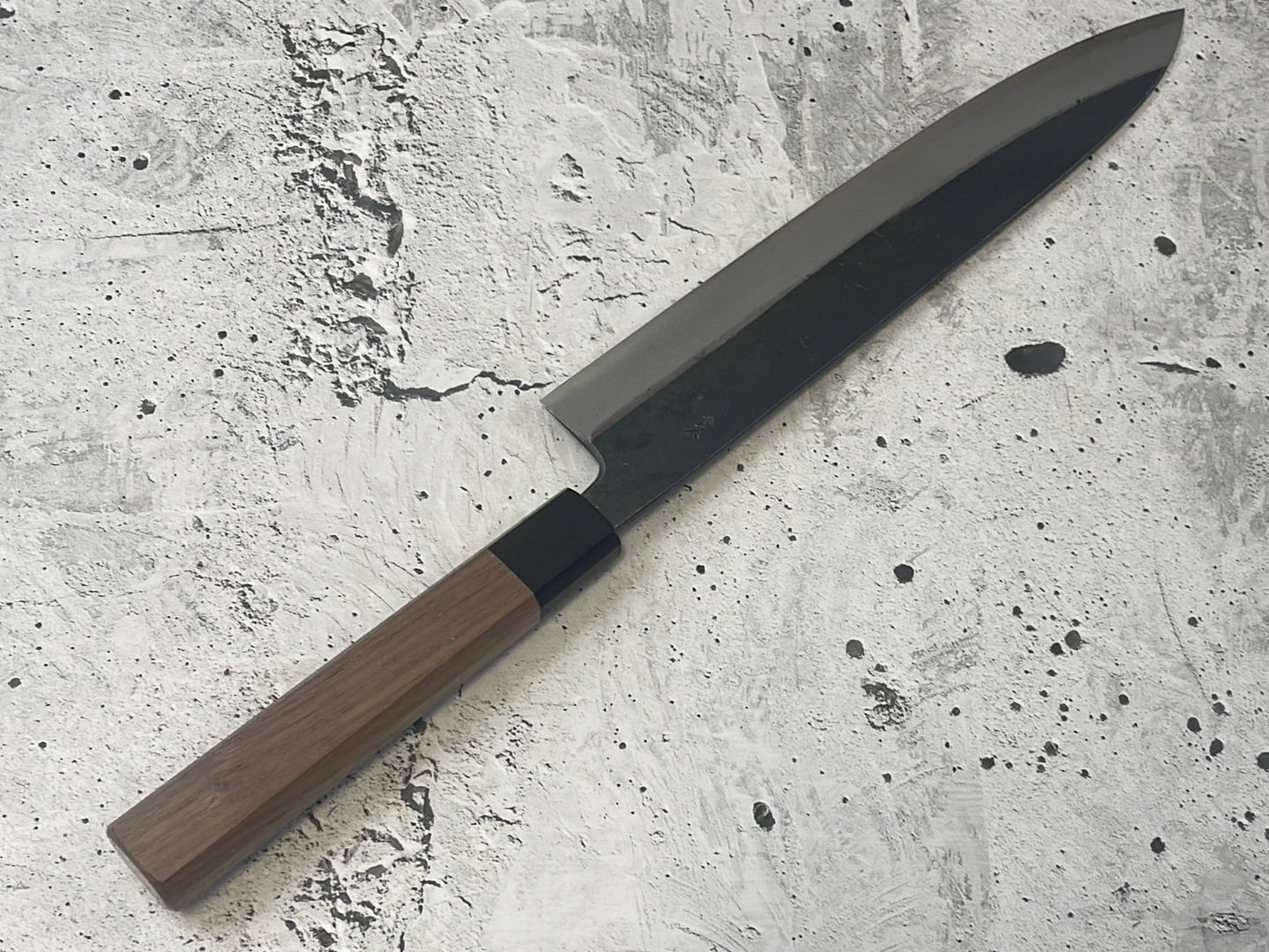 Yoshimune Kurouchi Gyuto 270mm ( 10.6 in) Aogami(Blue) No.2 Double-Bevel